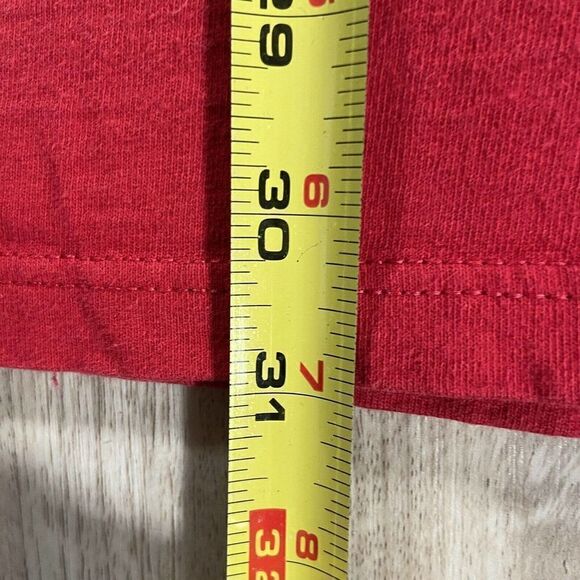 Vintage VelvaSheen Disney Mickey Mouse T-Shirt Men’s Size Large Red Made In USA - Picture 8 of 8